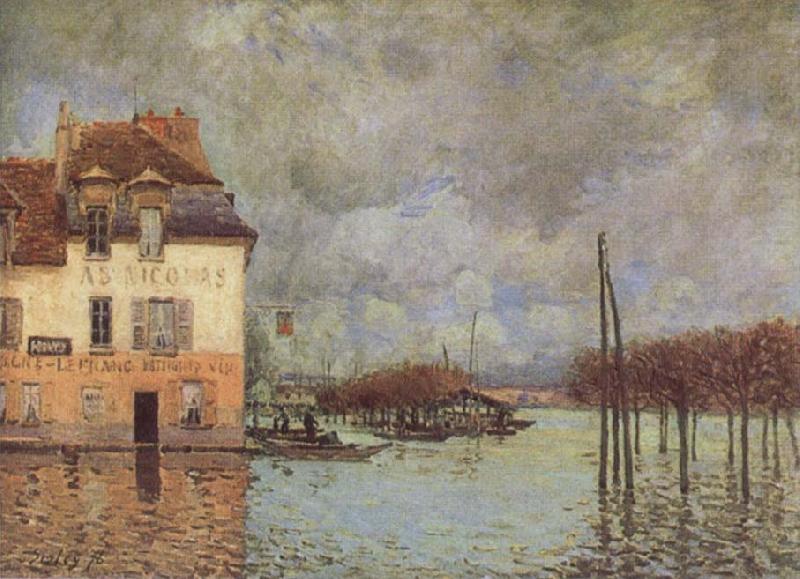 Alfred Sisley Fllod at Port-Marly china oil painting image